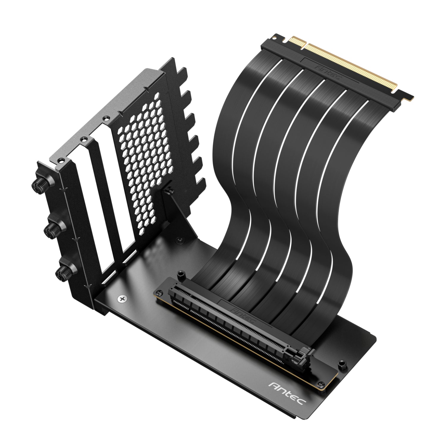 https://www.syntech.co.za/wp-content/uploads/2025/11/AT-RCVB-BK200-PCIE4-RTX40_Antec-PCI-E-4.0-Riser-Cable-Vertical-Bracket-Kit-Black_wr_01.jpg