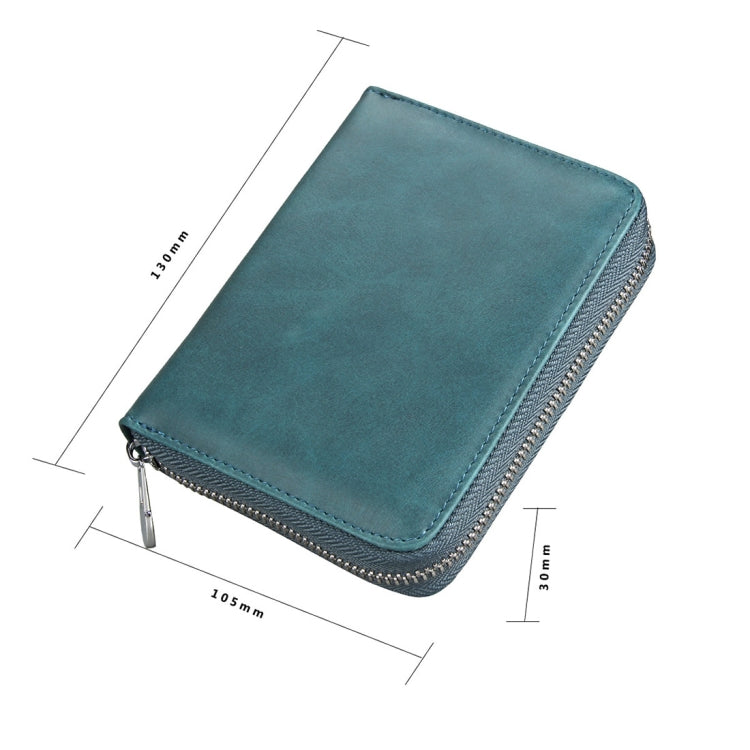Antimagnetic RFID Multi-functional Genuine Leather Card Package