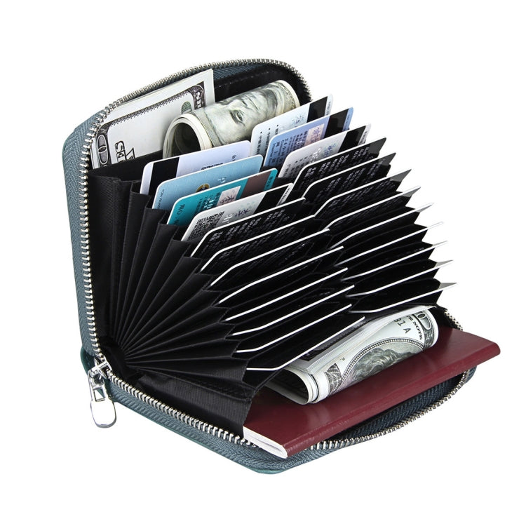 Antimagnetic RFID Multi-functional Genuine Leather Card Package