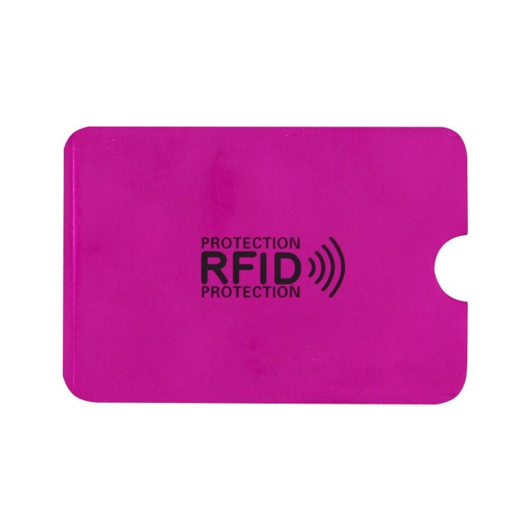 100pcs Aluminum Foil RFID Blocking Credit Card ID Bank Card Case Card Holder Cover, Size: 9 x 6.3cm