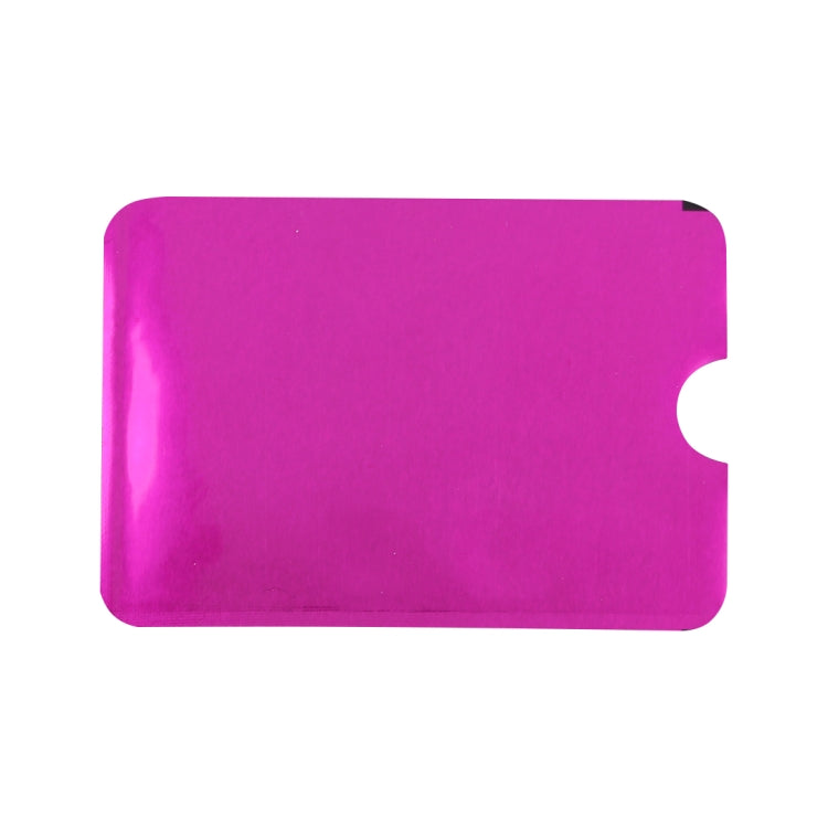 100pcs Aluminum Foil RFID Blocking Credit Card ID Bank Card Case Card Holder Cover, Size: 9 x 6.3cm