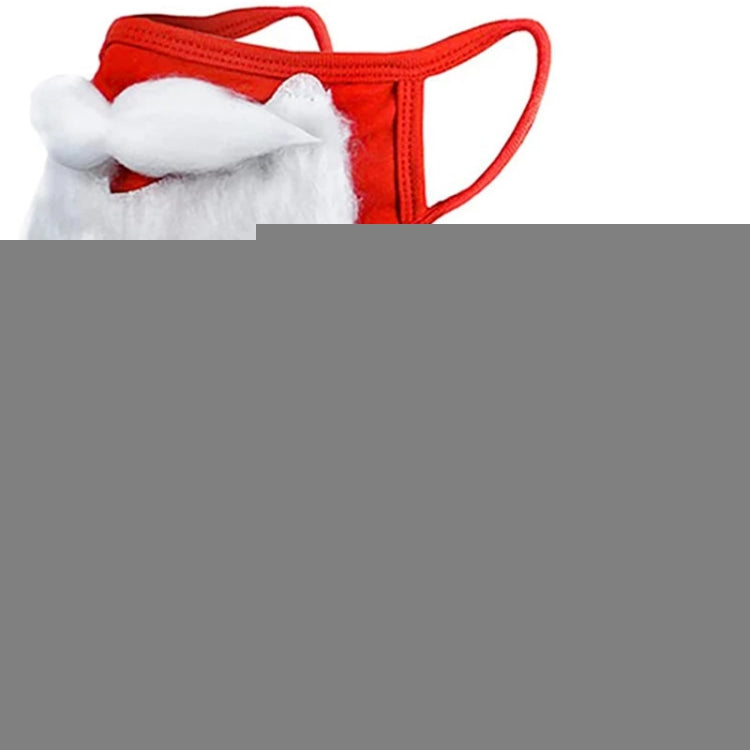 Santa Claus Beard Dustproof Cotton Mask Christmas Funny Dress Up Ornaments, Cotton Mask