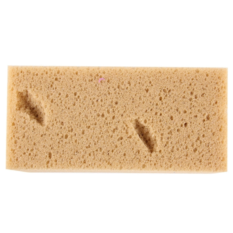 Car Care Wear-resistant Brown Soft Sponge Car Wash Cleaning Pad((Khaki), 5 PCS Wash Cleaning Pad((Khaki)