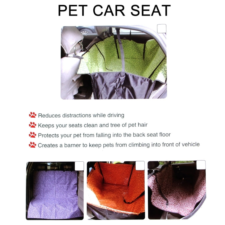 Nonslip Folding Car Front Seat Pattern Cover Pet Cat Dog Cushion Mat, Size: 100 x 50 x 0.1 cm, 100x50x0.1cm