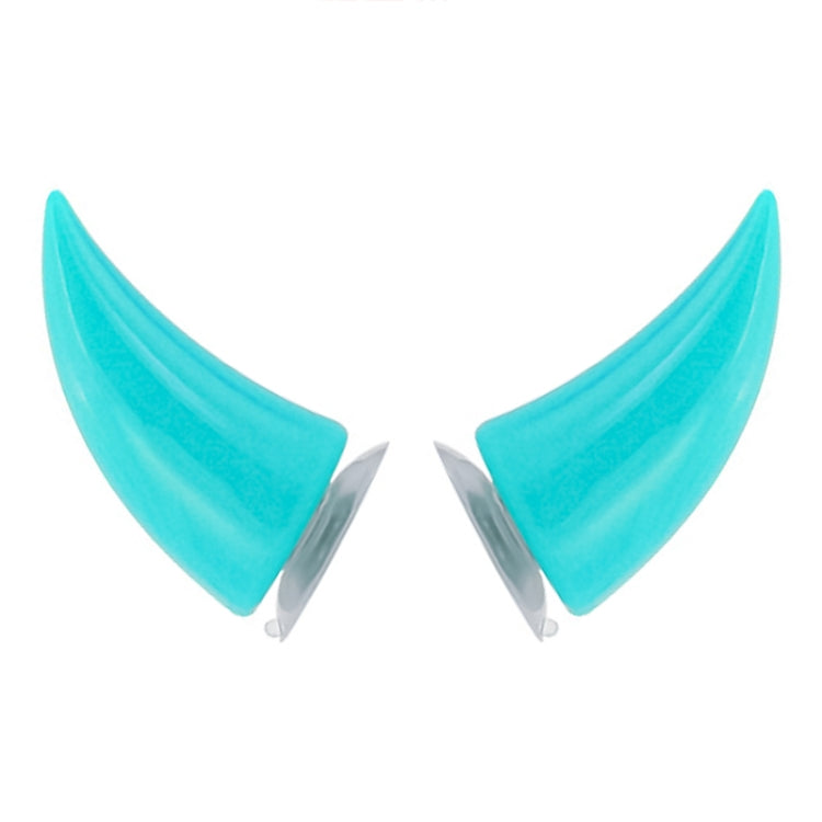 2 PCS Motorcycle Helmet Devil Decoration Motorbike Helmet Suction Cups Horns Decoration Headwear Sucker