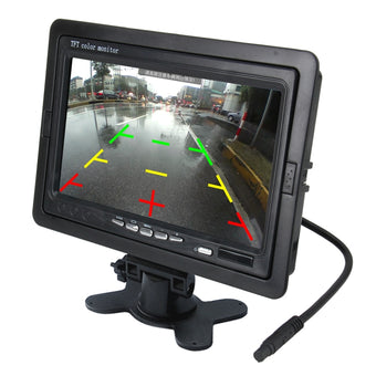 7 inch TFT LCD Color Monitor Pillow TFT LCD Full Color Display Monitor with Remote Control Available for VCD / DVD / GPS / CAMERA, 7 inch