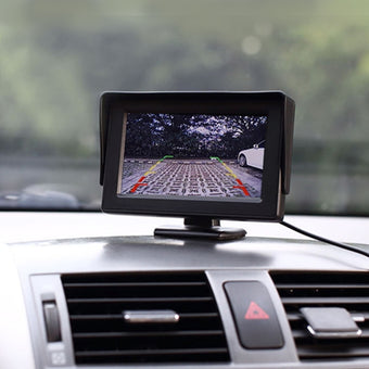 Universal 4.3 inch Car High Definition Monitor with Adjustable Angle Holder, Support Reverse Automatic Screen Function, 4.3 inch