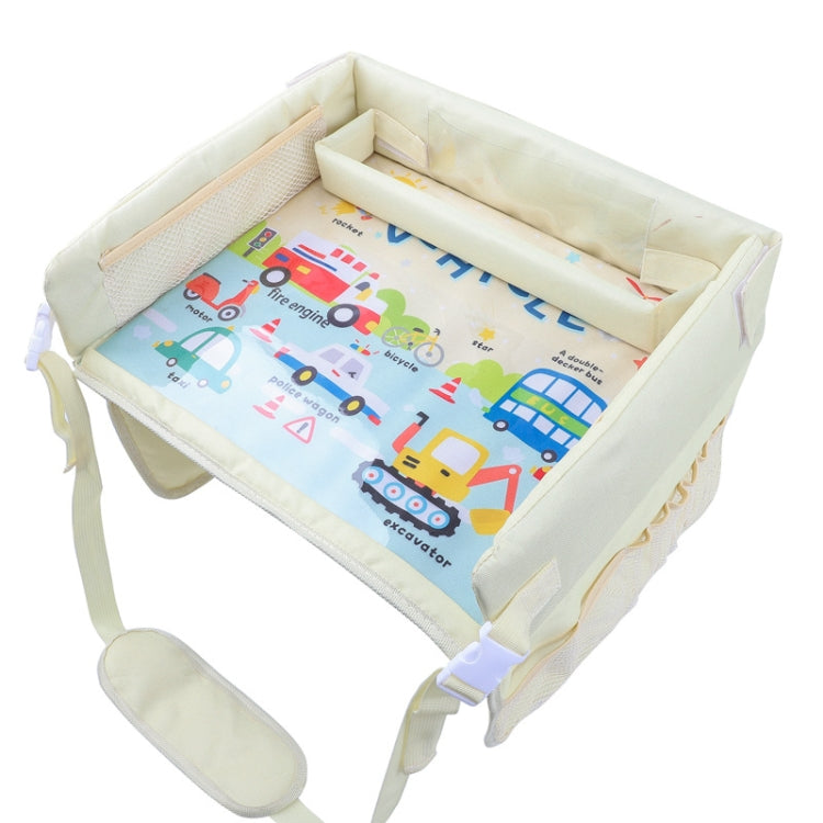 Children Waterproof Dining Table Toy Organizer Baby Safety Tray Tourist Painting Holder  (Pink Food), CRP0968A, CRP0968B, CRP0968C, CRP0968D, CRP0968E, CRP0968F