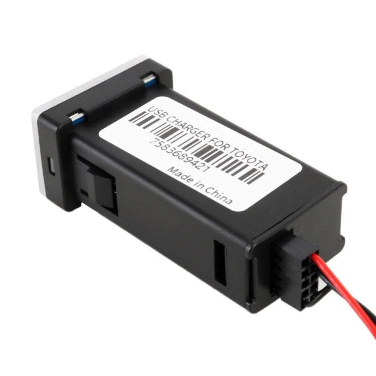 Car QC3.0 Fast Charge USB Interface Modification Charger for Toyota, Fuse to Take Power, Fuse (Red Light), Fuse (Ice Blue Light), Fuse (Blue Light), Fuse (Green Light), Fuse (Orange Light)