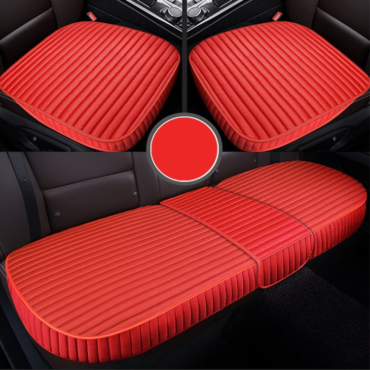 3 in 1 Car Seat Cushion Free Binding All Inclusive Seat Mat Set, All Inclusive (Beige), All Inclusive (Red), All Inclusive (Black), All Inclusive (Coffee), All Inclusive (Grey), All Inclusive (Blue)