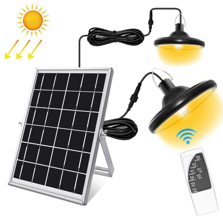 Smart Induction 2 in 1 112LEDs Solar Light Indoor and Outdoor Garden Garage LED Lamp, 2 in 1 White Light, 2 in 1 Warm Light