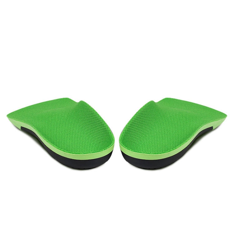 1 Pair 068 Sports Shockproof Massage Arch Of Foot Flatfoot Support Insole Shoe-pad, 068 M(Green Orange)
