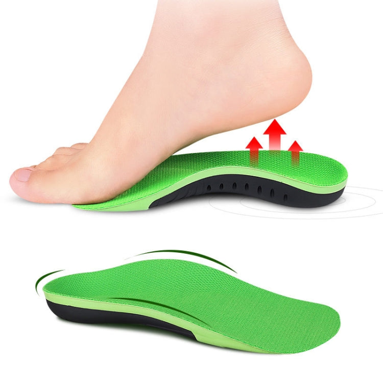 1 Pair 068 Sports Shockproof Massage Arch Of Foot Flatfoot Support Insole Shoe-pad, 068 M(Green Orange)