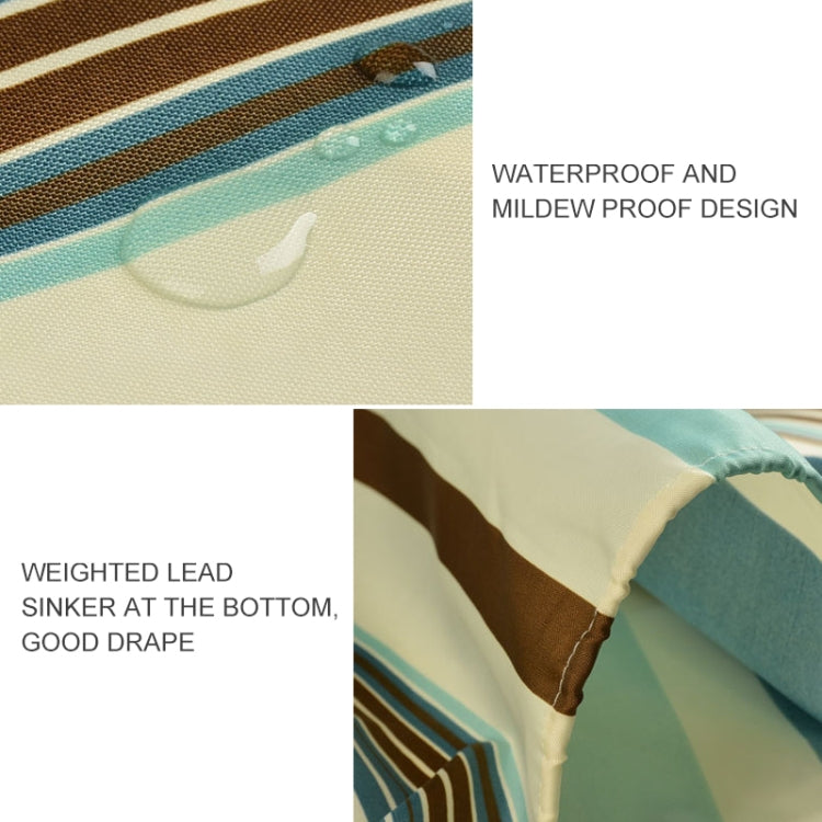 Multicolour Vertical Texture Thick Waterproof Polyester Fabric Shower Curtains, 180x180cm, 180x200cm, 200x180cm, 200x200cm, 200x220cm, 200x240cm, 180x220cm, 180x240cm, 150x180cm, 120x180cm