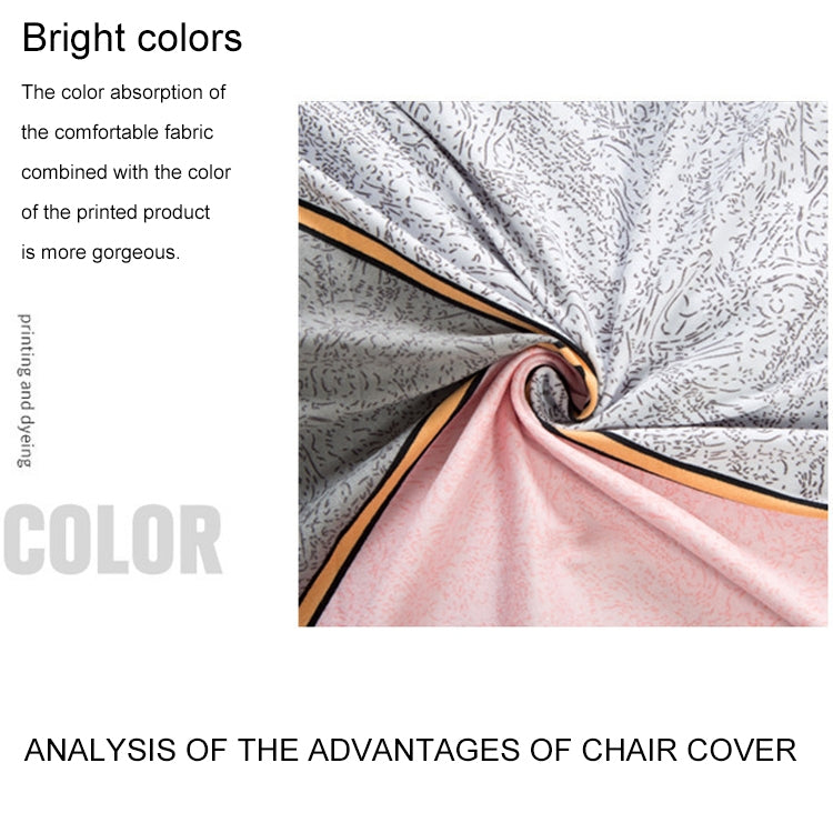 Elastic All-inclusive Single Semicircle Printed Sofa Cover, Coffee), Call of the Times, Dimension, A Prosperous, Forever, Cloud Clear