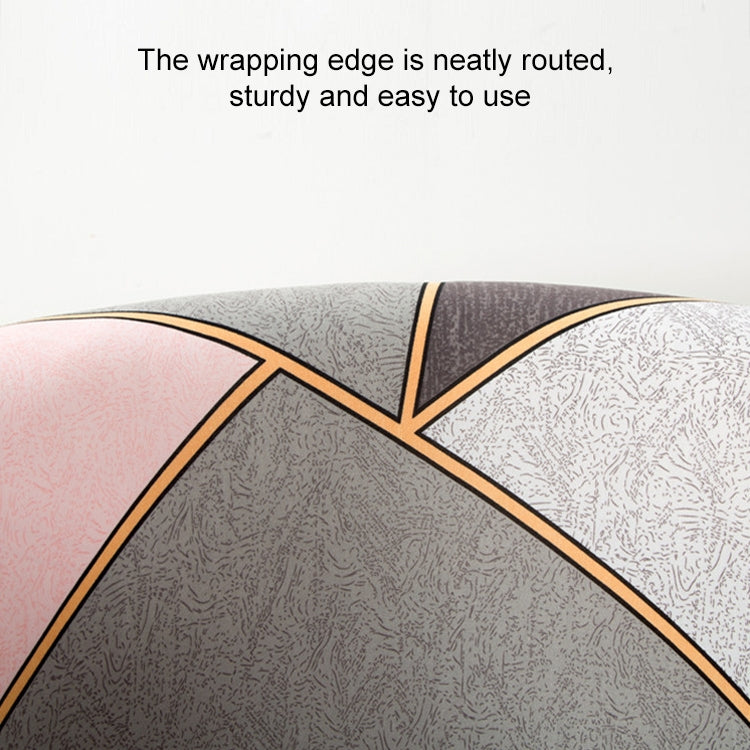 Elastic All-inclusive Single Semicircle Printed Sofa Cover, Coffee), Call of the Times, Dimension, A Prosperous, Forever, Cloud Clear