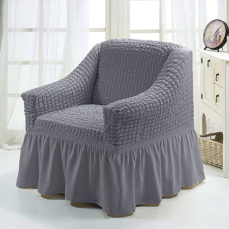 Four Seasons Universal Elastic Full Coverage Skirt Style Sofa Cover, Size: Single S 90-140cm