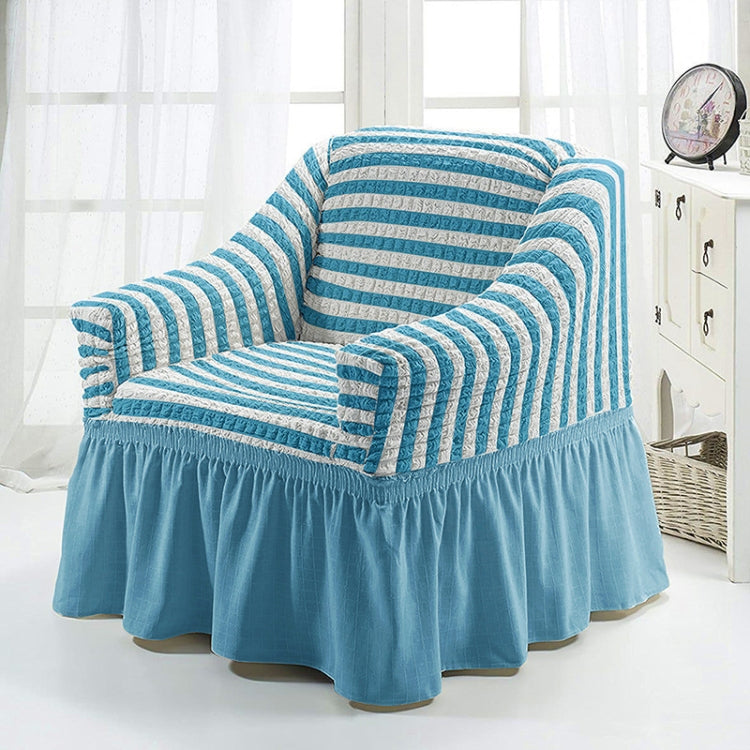 Four Seasons Universal Elastic Full Coverage Skirt Style Sofa Cover, Size: Single S 90-140cm
