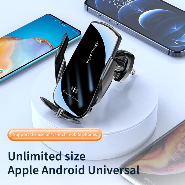 V5S 40W Magnetic Fast Charging Car Phone Holder, V5S 40W Black