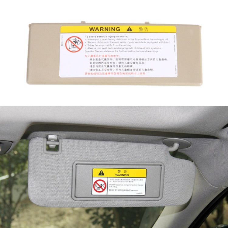 For Peugeot 308 2010-2022 Left-hand Drive Car Sun Visor Makeup Mirror Cover 98177070, For Peugeot 308 2010-2022 (Black), For Peugeot 308 2010-2022 (Dark Beige), For Peugeot 308 2010-2022 (Light Beige), For Peugeot 308 2010-2022 (Grey)                  ...