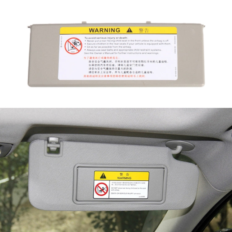 For Peugeot 308 2010-2022 Left-hand Drive Car Sun Visor Makeup Mirror Cover 98177070, For Peugeot 308 2010-2022 (Black), For Peugeot 308 2010-2022 (Dark Beige), For Peugeot 308 2010-2022 (Light Beige), For Peugeot 308 2010-2022 (Grey)                  ...