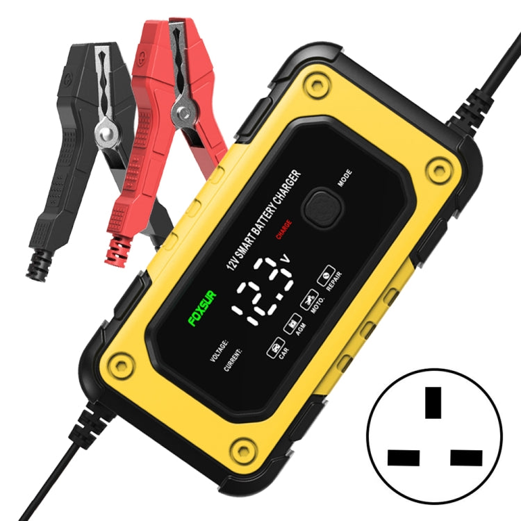 FOXSUR FBC1206E 6A 12V Car / Motorcycle Smart Battery Charger, AU Plug, US Plug, EU Plug, UK Plug