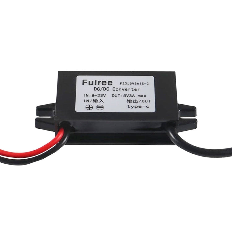 12V to 5V 3A Car Power Converter DC Module Voltage Regulator, Type-C Elbow, USB Female with Ears, Dual USB Female, Dual USB with Ears, 2 in 1 Dual USB Female