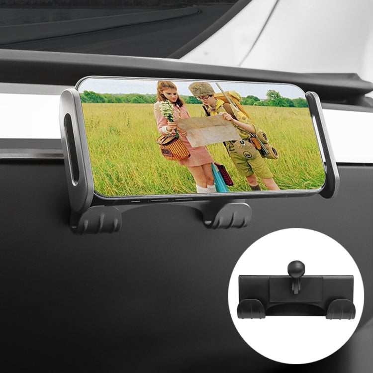 For Tesla Model 3 / Y Car Co-pilot Glove Box Hook Phone Tablet Holder, Hook Base, Hook Base + Phone Bracket