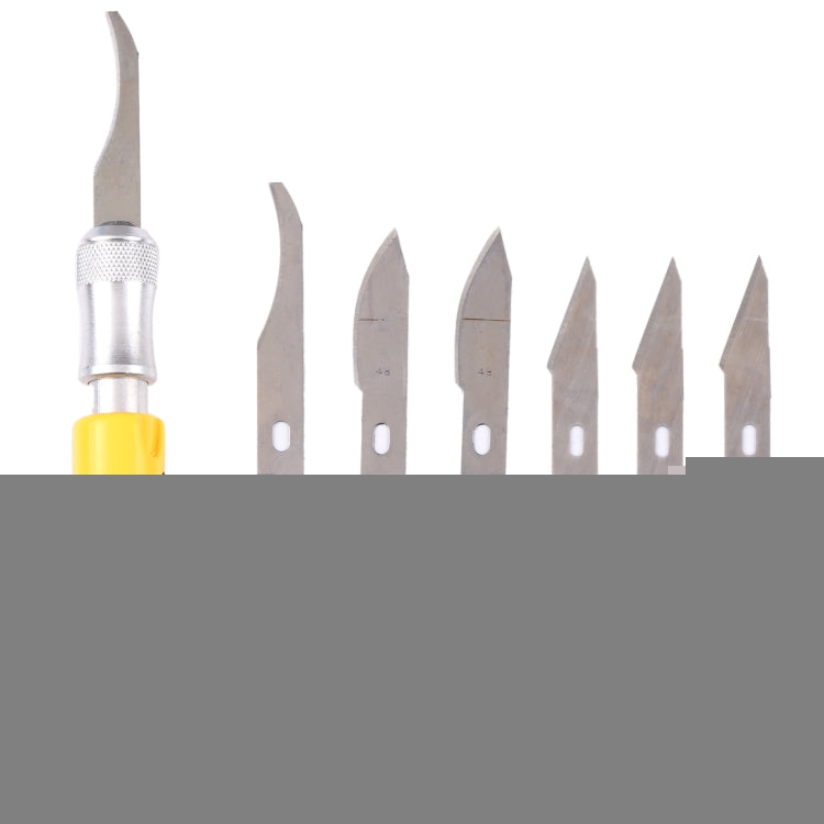 WLXY WL-9305 High-Grade Carving Knife Kit, Knife Length: 15.5cm, WL-9305