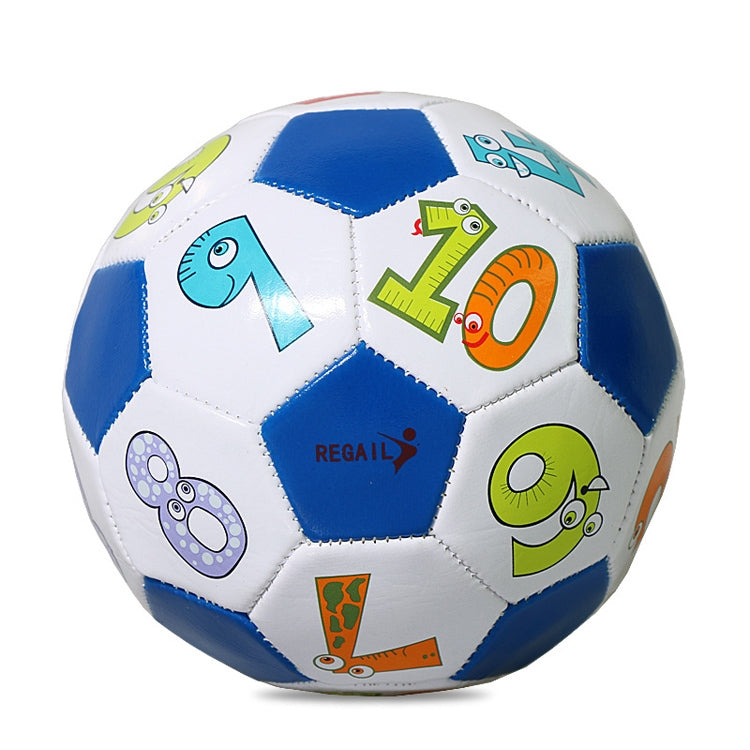 REGAIL No. 2 Intelligence PU Leather Wear-resistant Colorful Football for Children, with Inflator, GPT5960A, GPT5960B, GPT5960C, GPT5960D, GPT5960E, GPT5960F