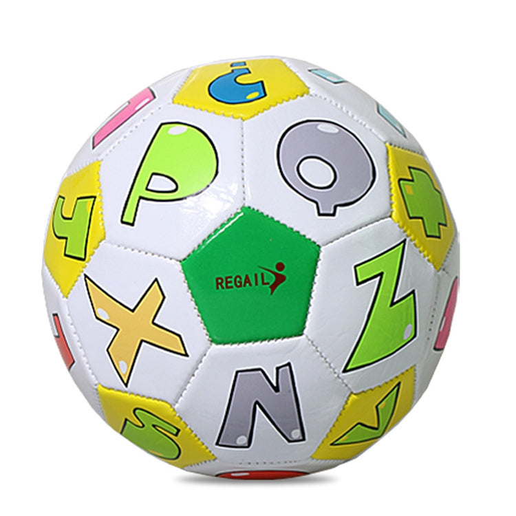 REGAIL No. 2 Intelligence PU Leather Wear-resistant Colorful Football for Children, with Inflator, GPT5960A, GPT5960B, GPT5960C, GPT5960D, GPT5960E, GPT5960F