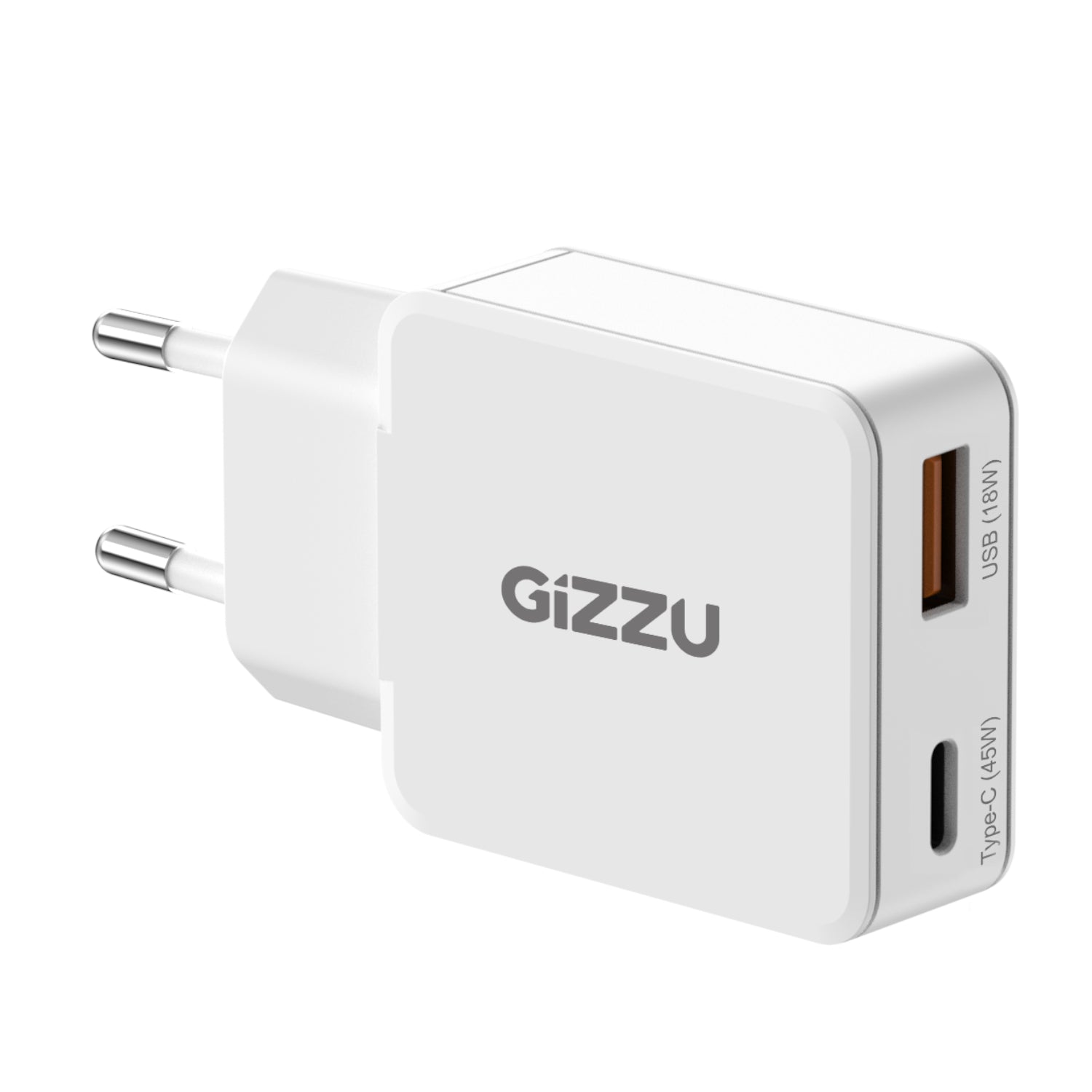 https://www.syntech.co.za/wp-content/uploads/2025/05/GWCCU45W_Gizzu-2-Port-45W-GaN-Wall-Charger-White_wr_01a.jpg | https://www.syntech.co.za/wp-content/uploads/2025/05/GWCCU45W_Gizzu-2-Port-45W-GaN-Wall-Charger-White_wr_02a.jpg | https://www.syntech.co.za/wp-content/uploads/2025/05/GWCCU45W_Gizzu-2-Port-45W-GaN-Wall-Charger-White_wr_03a.jpg | https://www.syntech.co.za/wp-content/uploads/2025/05/GWCCU45W_Gizzu-2-Port-45W-GaN-Wall-Charger-White_wr_04a.jpg