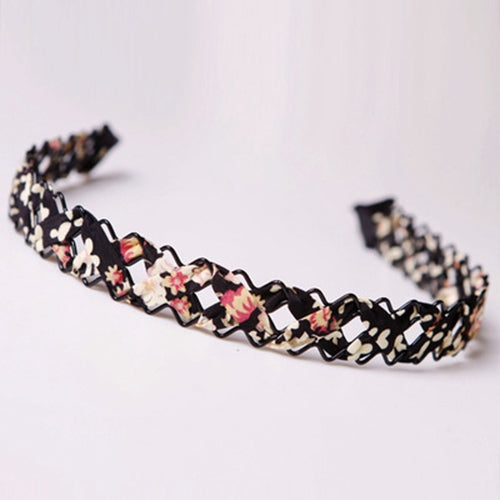 Hollow Braid Style Hair Hoop Headwear Random Color Delivery