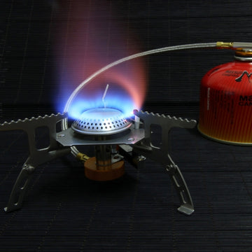 Outdoor Camping Tool Camp Stove BBQ Cooking Portable Gas Stove Split Gas Furnace, Separated type