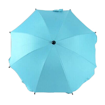 Adjustable Laciness Umbrella For Golf Carts, Baby Strollers/Prams And Wheelchairs To Provide Protection From Rain And The Sun, Azure, Pink