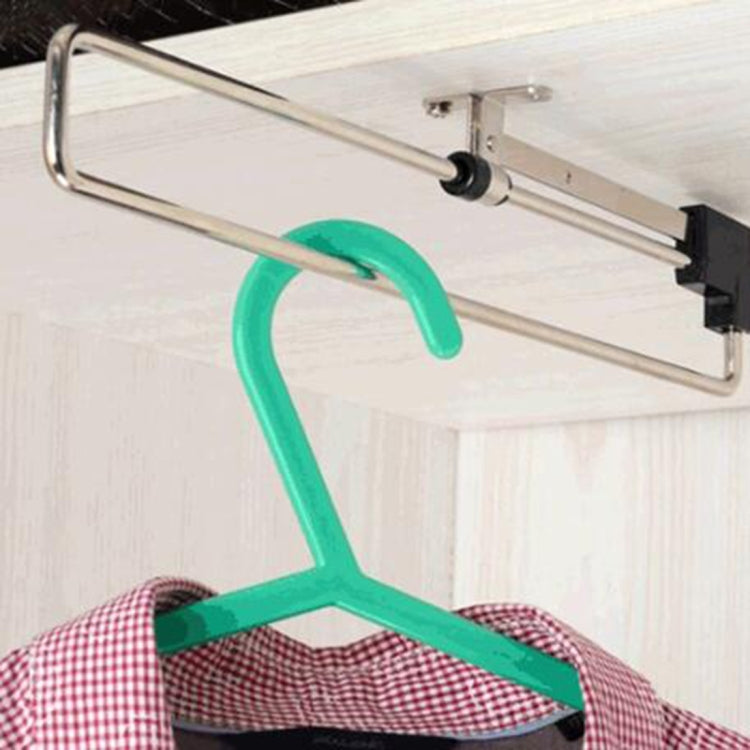 Telescopic Rail Pull-Out Wardrobe Clothes Hanger(30cm), 30cm