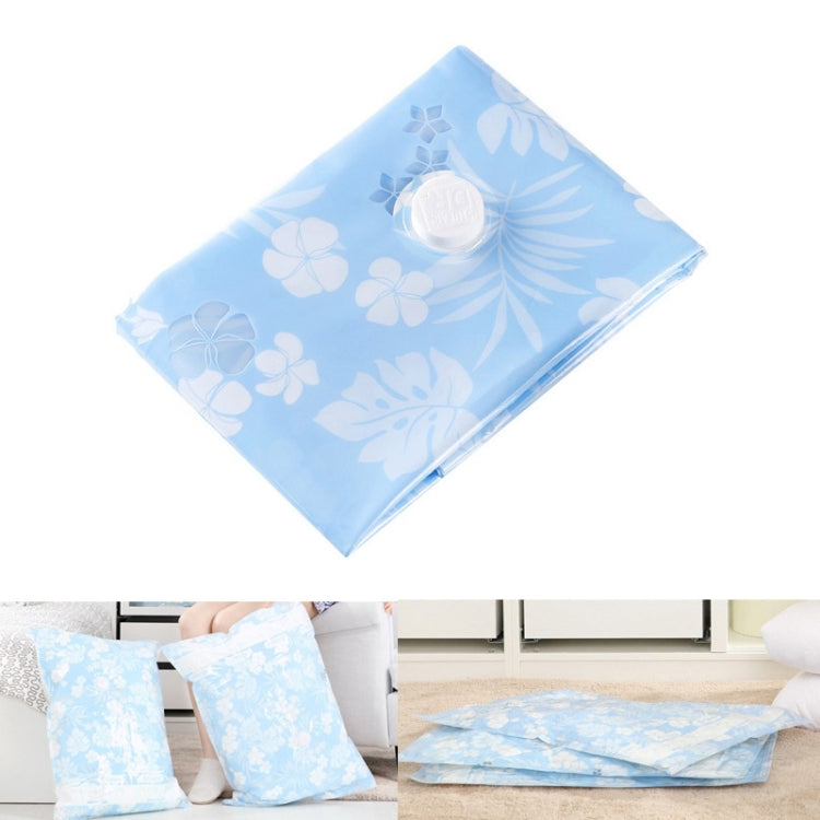 Space Saving Orchids Pattern Vacuum Storage Bag, Thinken Quilts Clothing Vacuum Seal Storage Bag, Size: 80*100 cm, Size: 80*100 cm