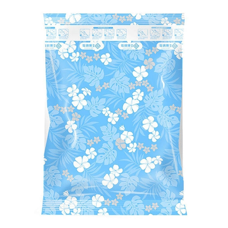 Space Saving Orchids Pattern Vacuum Storage Bag, Thinken Quilts Clothing Vacuum Seal Storage Bag with, Size: 70*100 cm, Size: 70*100 cm