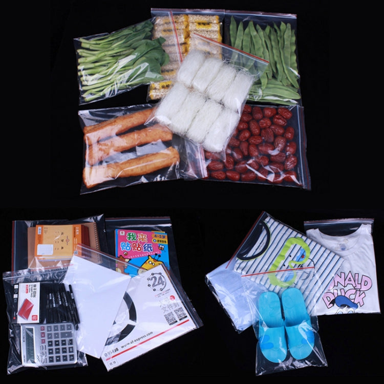 100pcs/pack PE Self Sealing Clear Zip Lock Packaging Bag, 7cm x 11cm, Custom Printing and Size are welcome, 7*11cm