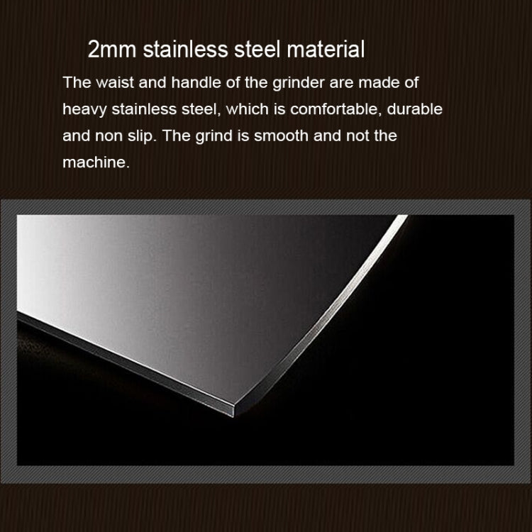 Portable Conical Burr Mill Manual Spice Herbs Hand Grinding Machine Coffee Grinder, Capacity: 20g, Capacity: 20g