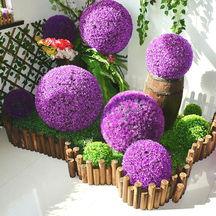 Artificial Grass Plant Ball Topiary Wedding Event Home Outdoor Decoration Hanging Ornament, Diameter: 4.7 inch, 4.7 inch
