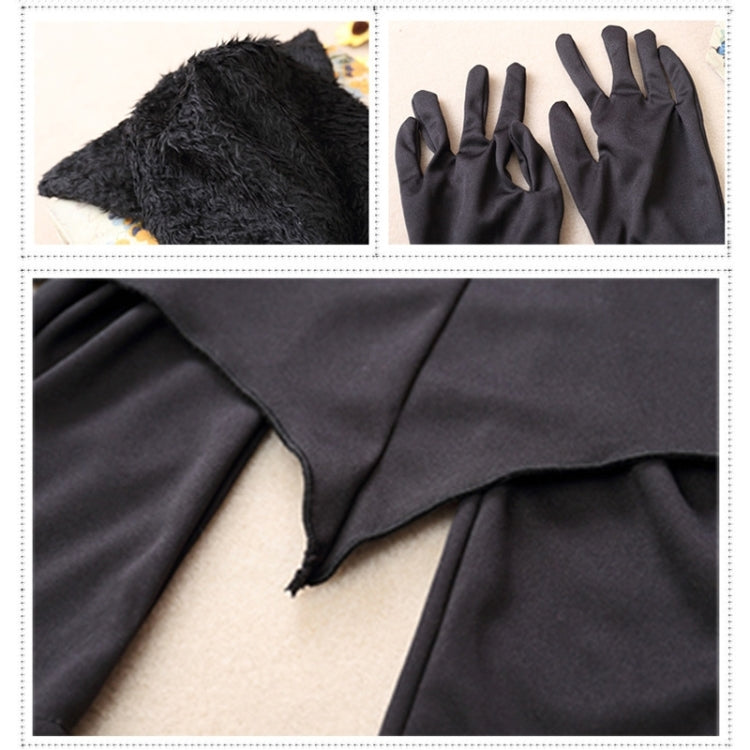 Halloween Costume Children Jumpsuit Bat Style Cosplay Costumes Stage Suit Size:L, Suggested Height:130-140cm, Size: L Children
