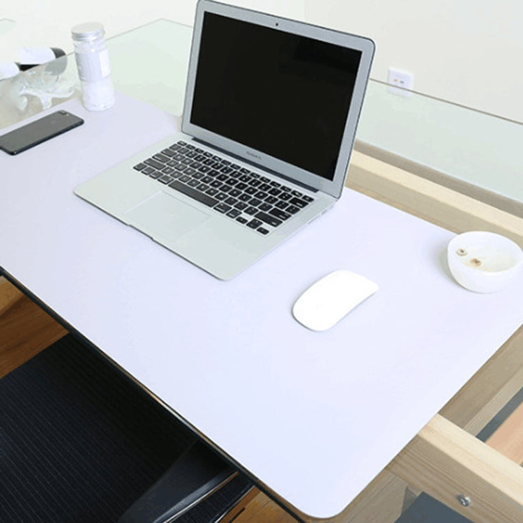 Multifunction Business Double Sided PU Leather Mouse Pad Keyboard Pad Table Mat Computer Desk Mat, Size: 120 x 60cm, Size: 120 x 60cm(Silver Grey), Size: 120 x 60cm(Black Red), Size: 120 x 60cm, Size: 120 x 60cm(Green + Silver)                         ...