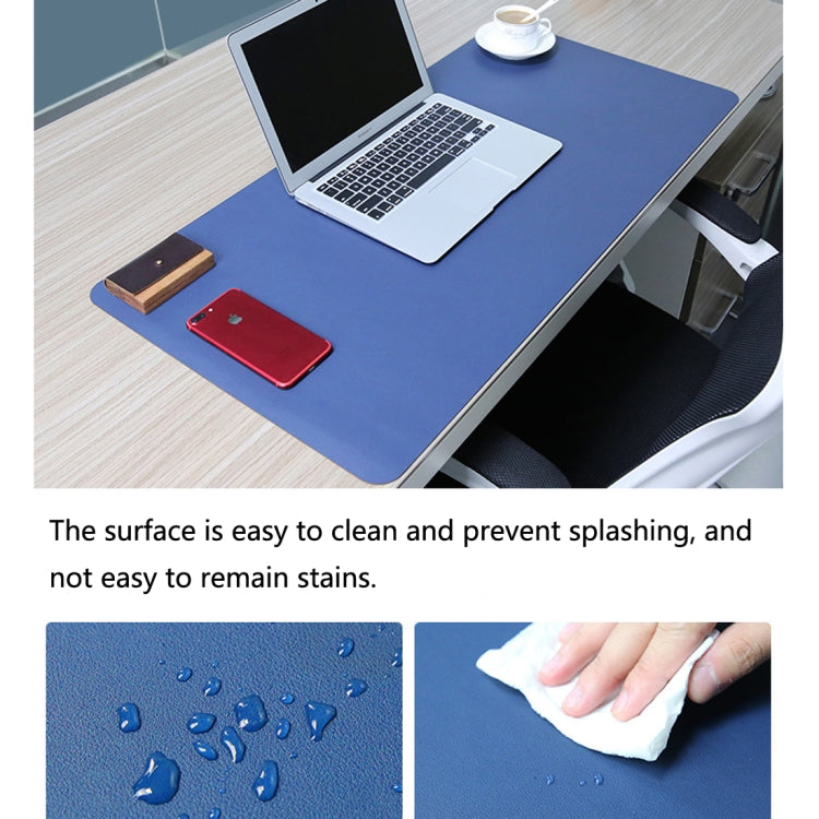 Multifunction Business PU Leather Mouse Pad Keyboard Pad Table Mat Computer Desk Mat, Size: 120 x 60cm, Size: 120 x 60cm(Baby Blue), Size: 120 x 60cm(Apricot), Size: 120 x 60cm(Black), Size: 120 x 60cm(Pink), Size: 120 x 60cm(Green)                    ...