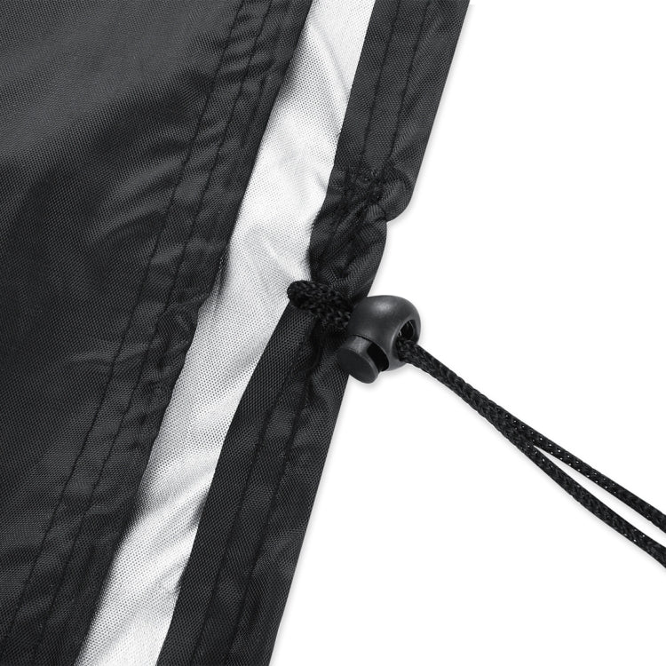 Anti-UV Waterproof Dust-proof 210D Oxford Cloth Folding Table Chairs Protective Cover Outdoor Furniture Set Cover, Size: 123*123*74cm(Black), Size: 123*123*74cm