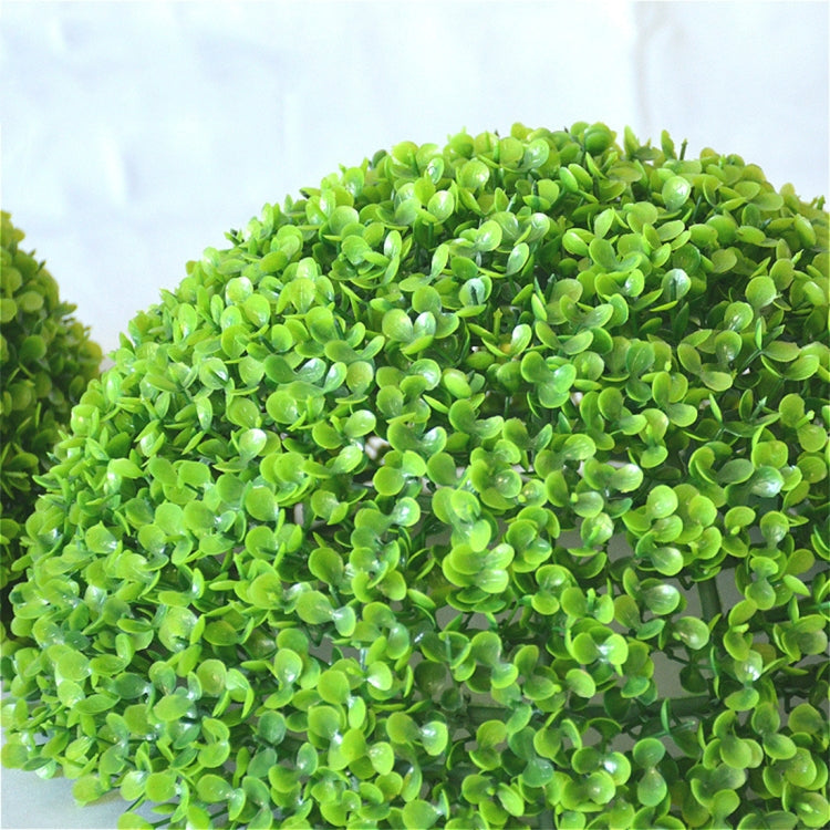 Artificial Aglaia Odorata Plant Ball Topiary Wedding Event Home Outdoor Decoration Hanging Ornament, Diameter: 12.7 inch, 12.7 inch