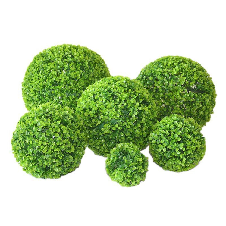 Artificial Aglaia Odorata Plant Ball Topiary Wedding Event Home Outdoor Decoration Hanging Ornament, Diameter: 14.7 inch, 14.7 inch