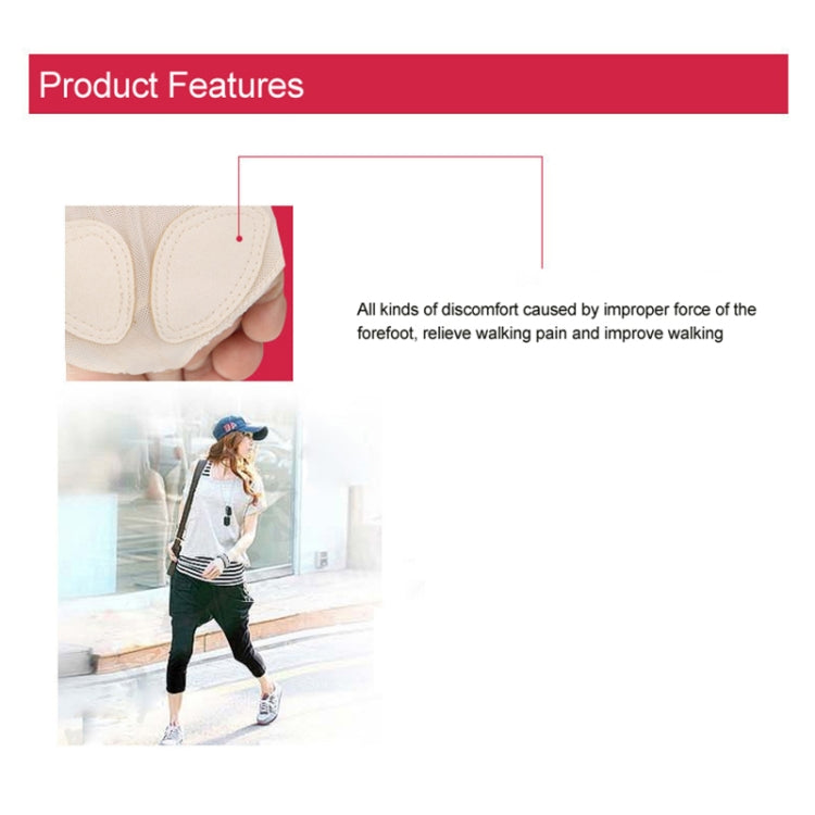 Professional Belly Ballet Dance Toe Pad Practice Shoes Forefoot Pads Socks Anti-slip Breathable Toe Socks Sleeve, Size: XL(41-42 Yards), Size: XL(41-42 Yards)