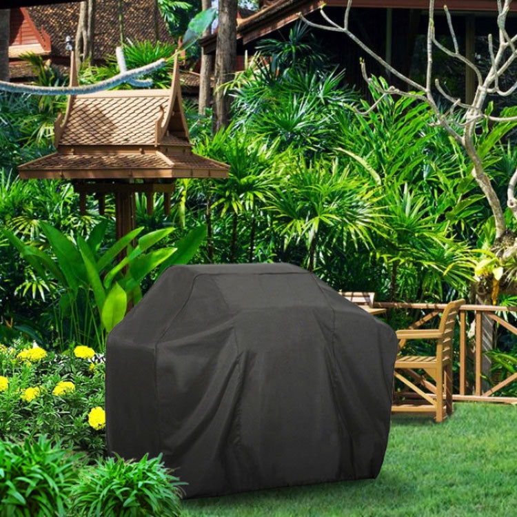 Outdoor Anti-UV Waterproof Dust-proof 210D Oxford Cloth BBQ Square Protective Bag Charcoal Barbeque Grill Cover, Size: 170x61x117cm, Size: 170x61x117cm