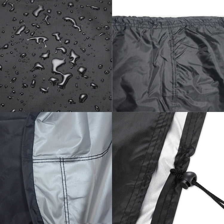 Outdoor Anti-UV Waterproof Dust-proof 210D Oxford Cloth BBQ Square Protective Bag Charcoal Barbeque Grill Cover, Size: 145x61x117cm, Size: 145x61x117cm